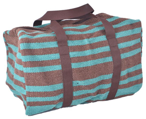 Wool Serape Saddle Blanket Duffle Bag