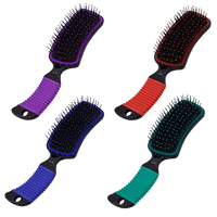 Mane & Tail Brush w/ Rubber Grip Handle