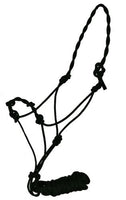 Showman Twisted Cowboy Knot Halter with Removeable Lead