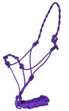 Showman Twisted Cowboy Knot Halter with Removeable Lead