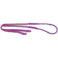 Knotted Competition Reins with Crystal Accents 54-515
