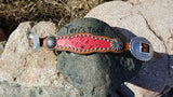 Custom Wither Strap with Painted letters or overlay w/ spots