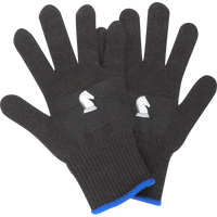 Classic Equine Barn Gloves (3-pair), Black, Large