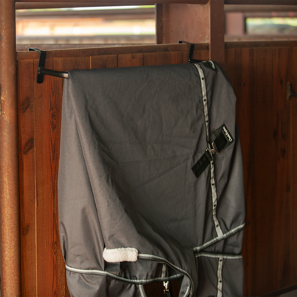 Classic Equine Horse Blanket Hanger, Black