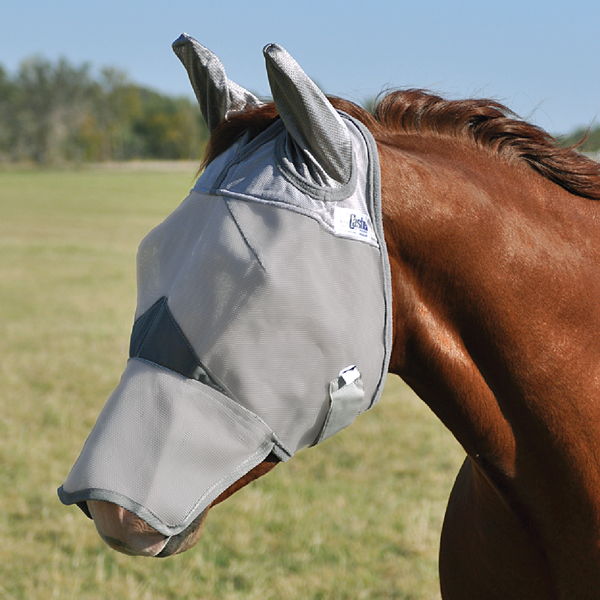 Cashel Crusader Horse Fly Mask with Long Nose and Ears