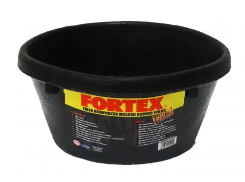 1 QT FORTEX rubber feed pan. SHcr-10