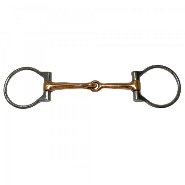SNAFFLE D-RING COPPER MOUTH #DR033