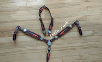 Custom  Browband Tack Set w/ plain conchos