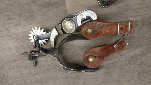 Used Jingle Bob Spurs with straps