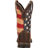 LADY REBEL BY DURANGO PATRIOTIC PULL-ON WESTERN FLAG BOOT
