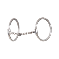 Professional Series: Snaffle O Ring Twisted Wire Snaffle